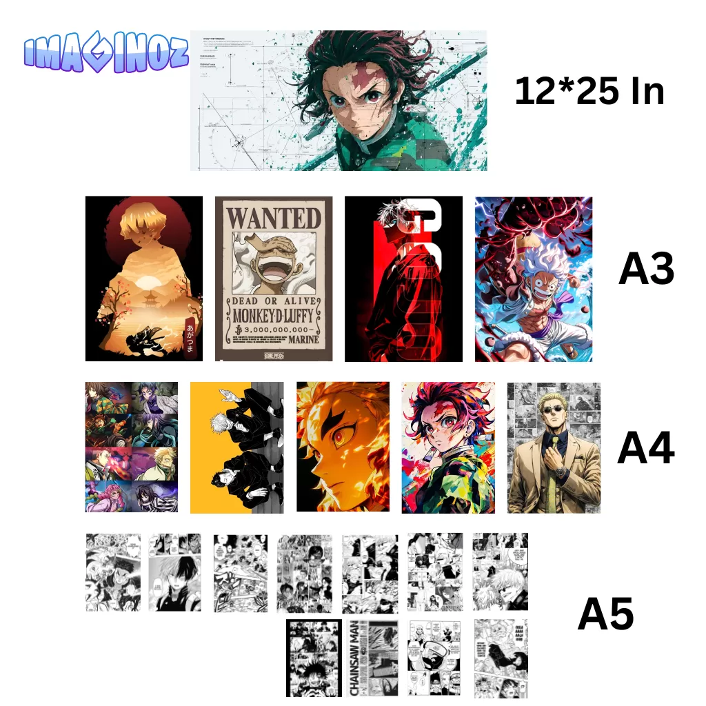 Premium Anime Poster Collection A4 image 2