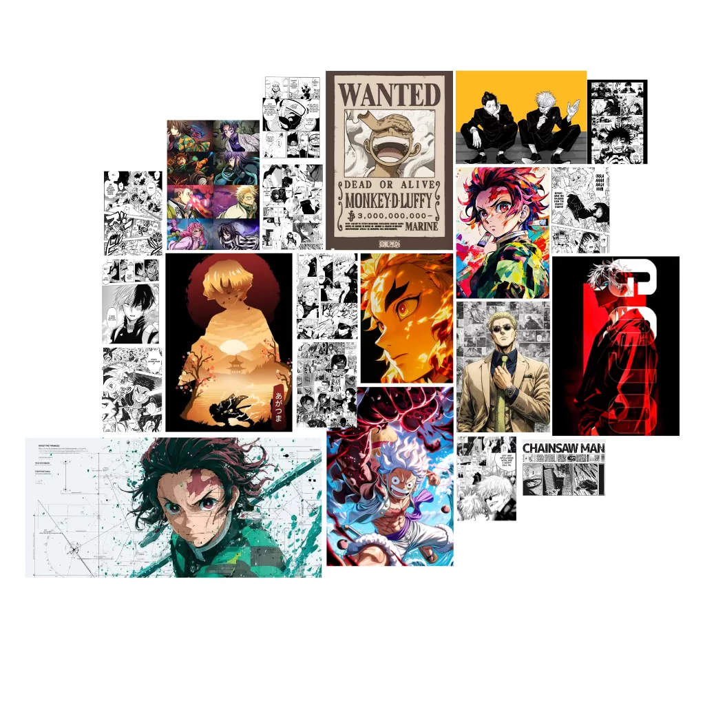 Premium Anime Poster Collection A4