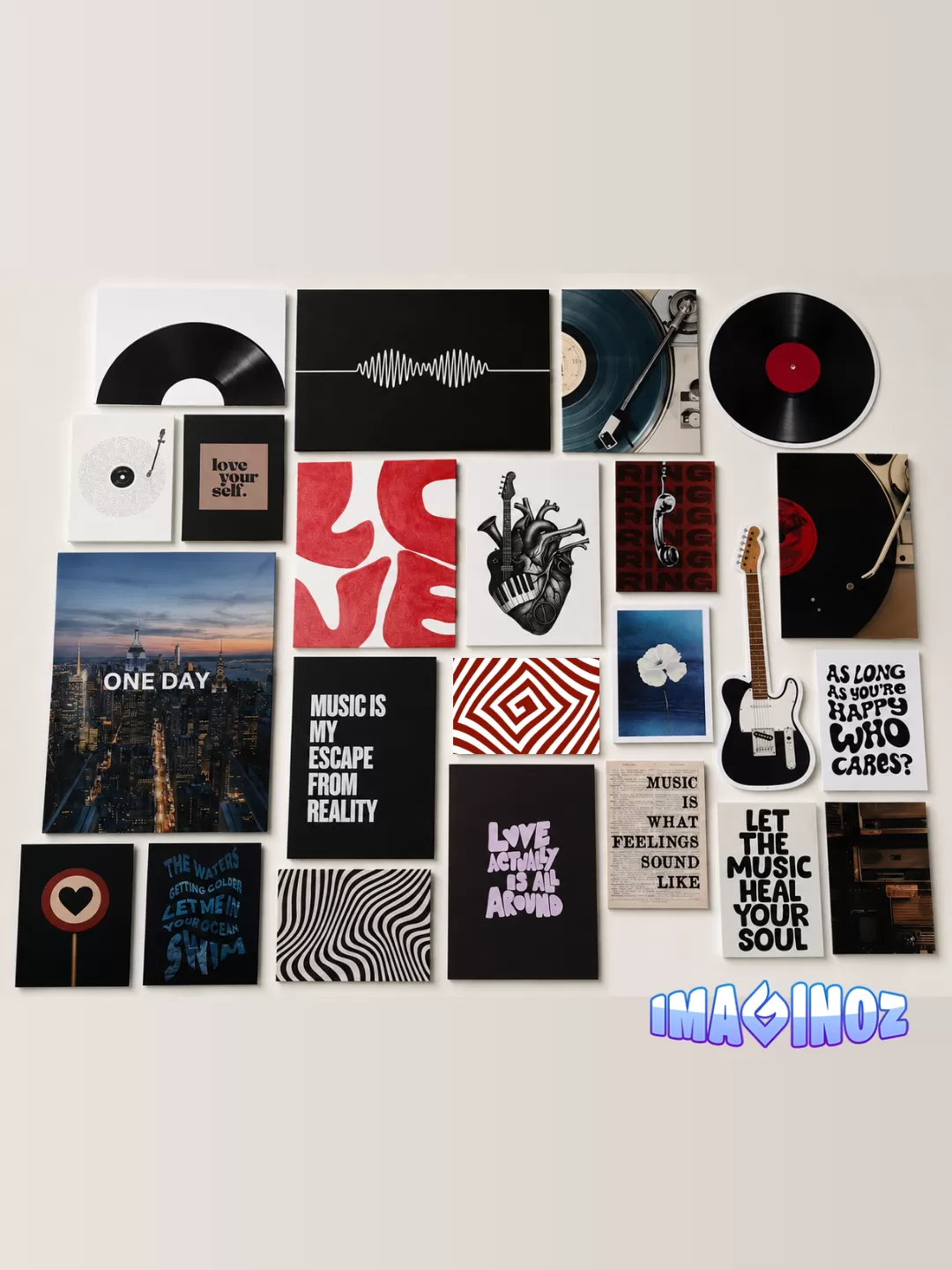 Imaginoz Music Aesthetic Wall Poster Set of 22 + 1 Canvas image 3