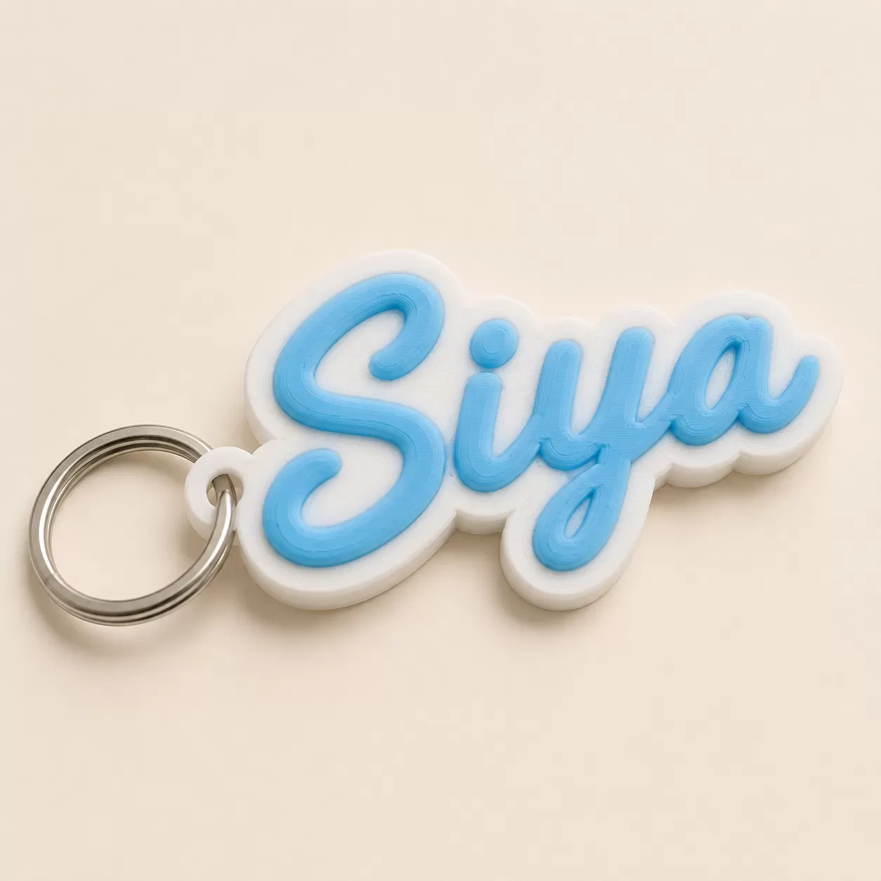 Customized 3D Name Keychain